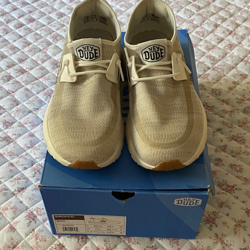 Hey Dude Light Tan Slip-On Shoes